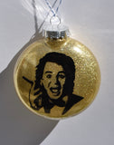 Bill Murray ~ Funny Scrooged Christmas tree Ornament ~ Great gift for father, grandparents, dad, mom, cousin, or your own Ebenezer Scrooge