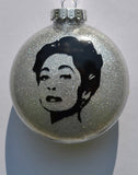 Joan Crawford Christmas tree ornament ~ Funny and unique gift for mother, aunt, cousin, bff, or your mommie dearest