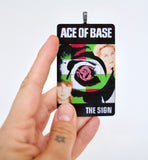 Ace of Base ~ Hit Cassette tape Christmas ornament ~ Perfect gift for pop music lovers, mom, dad, girlfriend, boyfriend or music teacher
