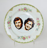 Hilarious vintage Perfect Strangers china plate ~ Upcycled one of a kind gift ~ Great present idea for Roommates, best friends, or Cousins