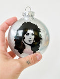 Merry Christmas Ornament ~ Moonstruck CHER Fans ~ Funny Decoration or present for mom, sister, grandma, best friend, boyfriend, & Sonny Bono