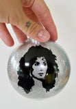 Merry Christmas Ornament ~ Moonstruck CHER Fans ~ Funny Decoration or present for mom, sister, grandma, best friend, boyfriend, & Sonny Bono