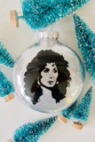 Merry Christmas Ornament ~ Moonstruck CHER Fans ~ Funny Decoration or present for mom, sister, grandma, best friend, boyfriend, & Sonny Bono