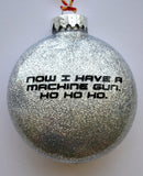 Merry Christmas Ornament ~ Die Hard Lovers ~ Funny decoration and present for dad, brother, uncle, boss, co-worker or best friend