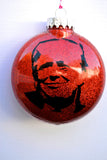 Donald Trump ~ Funny glitter Christmas Ornaments ~ Present for dad, coworker, uncle, bff Republican or gag gift ~  Limited Edition