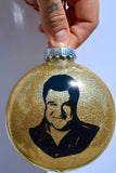 Dan Conner ~ John Goodman Merry Christmas Ornament ~ Roseanne TV show ~ Gift for father, mother, co-worker, neighbor, 1990s television lover