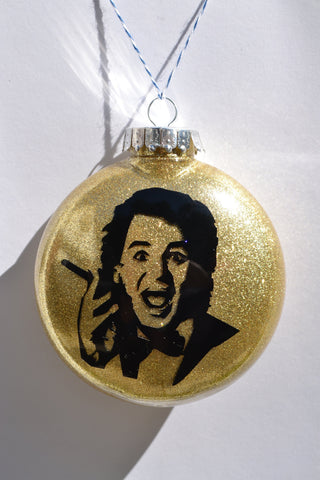 Bill Murray ~ Funny Scrooged Christmas tree Ornament ~ Great gift for father, grandparents, dad, mom, cousin, or your own Ebenezer Scrooge