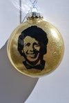 Garry Shandling Christmas tree Ornament ~ Funny and unique gift for mom, dad, coworker, Larry Sanders or a neurotic stand-up comic lover