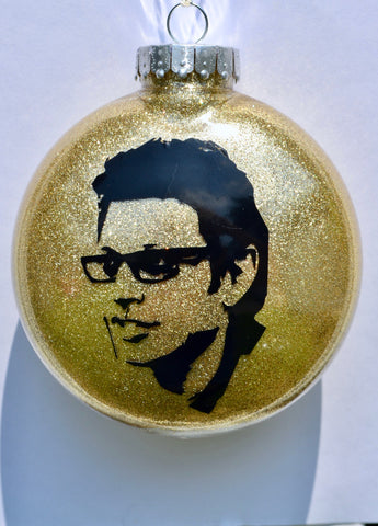 Jeff Goldblum ~ Ian Malcolm Jurassic Park ~ Funny Christmas Tree ornament ~  Unique gift for father, uncle, bro, coworker, bff or movie fan