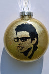 Jeff Goldblum ~ Ian Malcolm Jurassic Park ~ Funny Christmas Tree ornament ~  Unique gift for father, uncle, bro, coworker, bff or movie fan