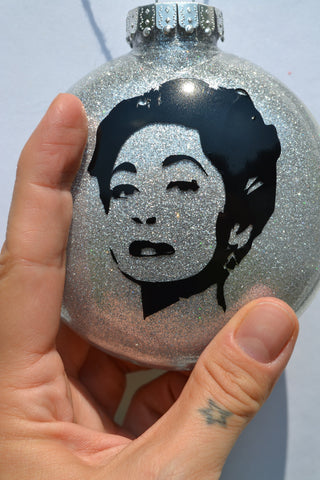 Joan Crawford Christmas tree ornament ~ Funny and unique gift for mother, aunt, cousin, bff, or your mommie dearest