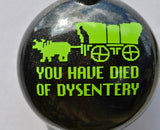 Oregon Trail 1980s video game ~ Funny Christmas Ornament ~ Unique present for Teachers, Nerds, co-worker, mom, dad, or best friend forever