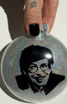 Stephen Hawking Christmas Tree Ornament ~ Unique gift for dad, mom, brother, best friend, science lover, professor or theoretical physicist