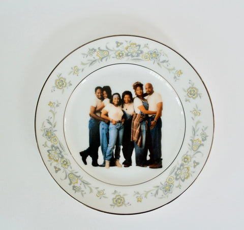 Funny Living Single upcycled vintage china plate ~ Unique birthday or anniversary gift for mom, sister, aunt, best friend, or Queen Latifah