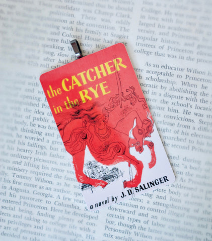 Catcher in the Rye Vintage book cover Christmas tree ornament ~ Unique gift for class parent, teacher, professor, bookworm, nerd or Holden