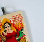 Funny Divine Pink Flamingos Christmas tree ornament ~ Gift for mom, dad, co-worker, best friend, gag gift, drag queens, or John Waters fans