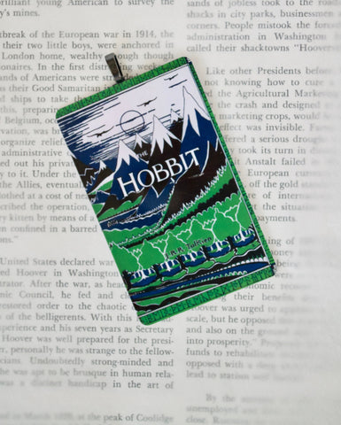 The Hobbit ~ Vintage book cover Christmas ornament ~ Unique gift for father, best friend, teacher, professor, English major or Tolkien fans