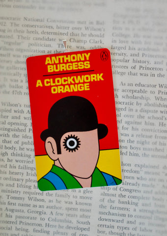 A Clockwork Orange ~ Vintage book cover Christmas Ornament ~ Great gift for best friends, roommate, coworker, teacher, professor, or Droogs