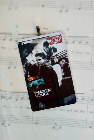 New Kids on the Block - NKOTB Hangin' Tough single Cassette tape Christmas ornament ~ Great gift for wife, mom, girlfriend, or BFF