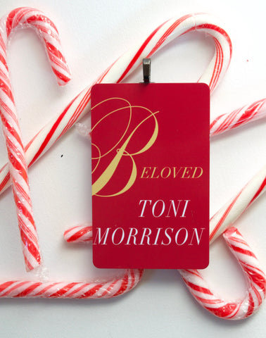 Beloved Toni Morrison book cover Christmas ornament ~ Unique gift for mother, best friend, teacher, professor, English major or Oprah