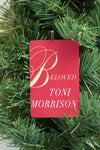 Beloved Toni Morrison book cover Christmas ornament ~ Unique gift for mother, best friend, teacher, professor, English major or Oprah