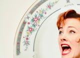 Funny Delia Deetz Catherine O'Hara Vintage Plate ~ 1980s Beetlejuice ~ Unique gift for Sister, Brother, Mom, Dad, Best Friend, or Day-O fan