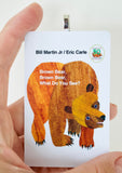 Brown Bear Brown Bear ~ Bill Martin Jr Eric Carle children book cover Christmas Ornament ~ Cute gift for baby's first Christmas or teacher