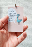 Don't Let the Pigeon Drive the Bus!  ~  children's book cover Christmas Ornament ~ gift for son, daughter, teacher, bookworms, or readers