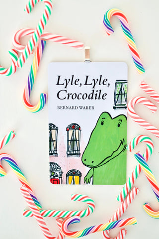 Lyle Lyle Crocodile ~ book cover Christmas Ornament ~ Great gift for son, daughter, school teachers, bookworm, readers, or Upper East Siders