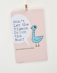 Don't Let the Pigeon Drive the Bus!  ~  children's book cover Christmas Ornament ~ gift for son, daughter, teacher, bookworms, or readers