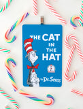 Cat in the Hat Dr. Seuss ~ children's book cover Christmas Ornament ~ gift for son, daughter, teacher, bookworms, or readers