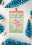 Piggie & Elephant I am Invited to a Party ~ book cover Christmas Ornament ~ gift for son, daughter, teacher, bookworms, readers, or Gerald