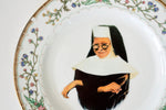 Sister Act inspired upcycled vintage china plate ~ Funny birthday gift for mom, sister, aunt, best friend, or Sister Mary Clarence