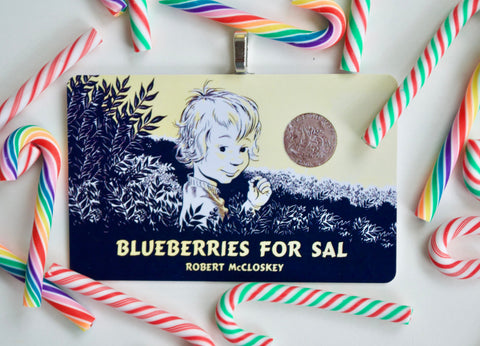 Blueberries for Sale ~ Classic children book Christmas Ornament ~ Adorable gift for baby's 1st Christmas, son, daughter, or teacher