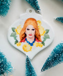 Jinx Monsoon ~ Funny Drag Queen Christmas tree ornament ~ Hilarious gift for Drag Race lovers, mom, kings, queens, or best friends forever