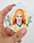 Jinx Monsoon ~ Funny Drag Queen Christmas tree ornament ~ Hilarious gift for Drag Race lovers, mom, kings, queens, or best friends forever