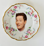 Randy Rainbow upcycled vintage China dish ~ Funny gift for Sister, Brother, Mother, Father, Boyfriend, Liberal music nerd, or Best Friend