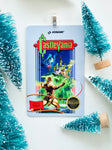 Castlevania Nintendo Christmas Ornament ~ vintage NES game ~ Funny Gift for brother, sister, girlfriend, dad, mom, old school 8 bit gamer