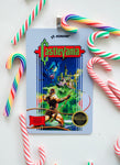 Castlevania Nintendo Christmas Ornament ~ vintage NES game ~ Funny Gift for brother, sister, girlfriend, dad, mom, old school 8 bit gamer