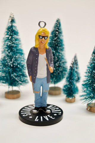 Dana Carvey Wayne's World Christmas ornament ~ vintage SNL Garth figure ~ Funny gift for mom, dad, roommate, best friend, or Lorne Michaels