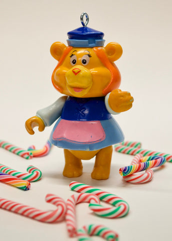 Adventures of Gummi Bears ~ Vintage upcycled Grammi Gummi 1980s toy Christmas ornament ~ Funny gift for Mom, Dad, Uncle, BFF or Secret Santa