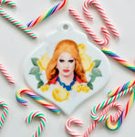 Jinx Monsoon ~ Funny Drag Queen Christmas tree ornament ~ Hilarious gift for Drag Race lovers, mom, kings, queens, or best friends forever